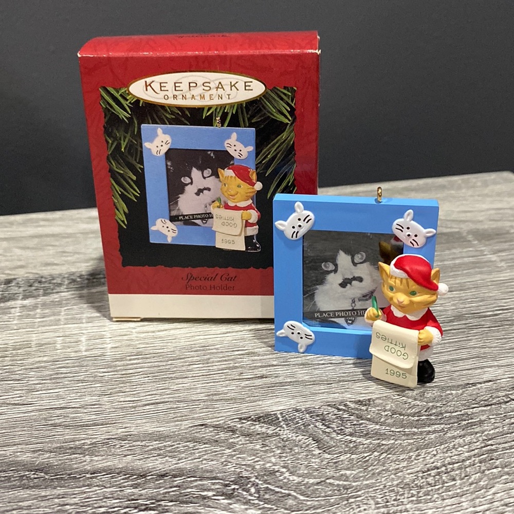 Hallmark | Special Cat Photo Holder (1995) - Keepsake Ornament